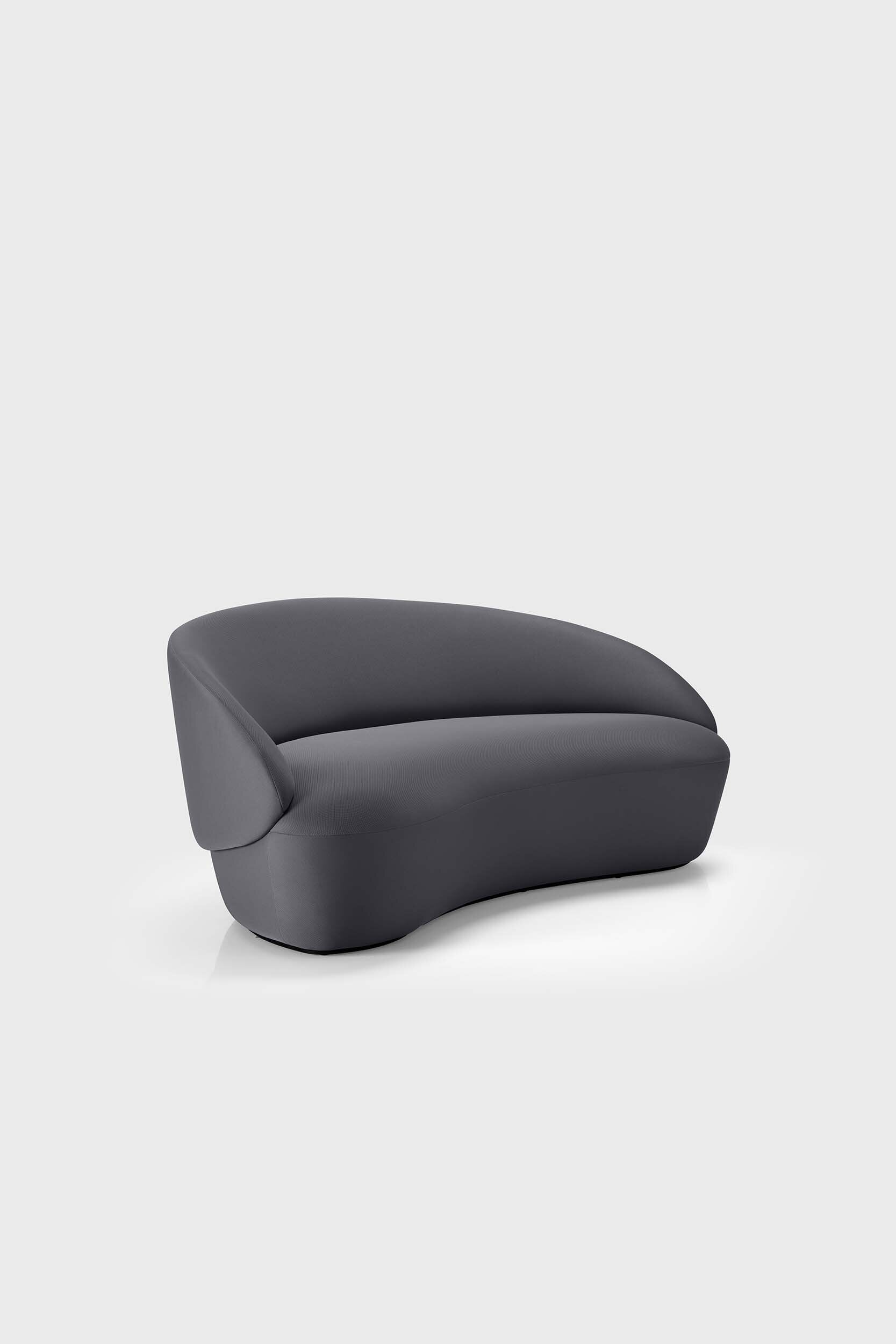 Naïve Curved Velvet Sofa Modern Living Room - ZAR Design Home Collection