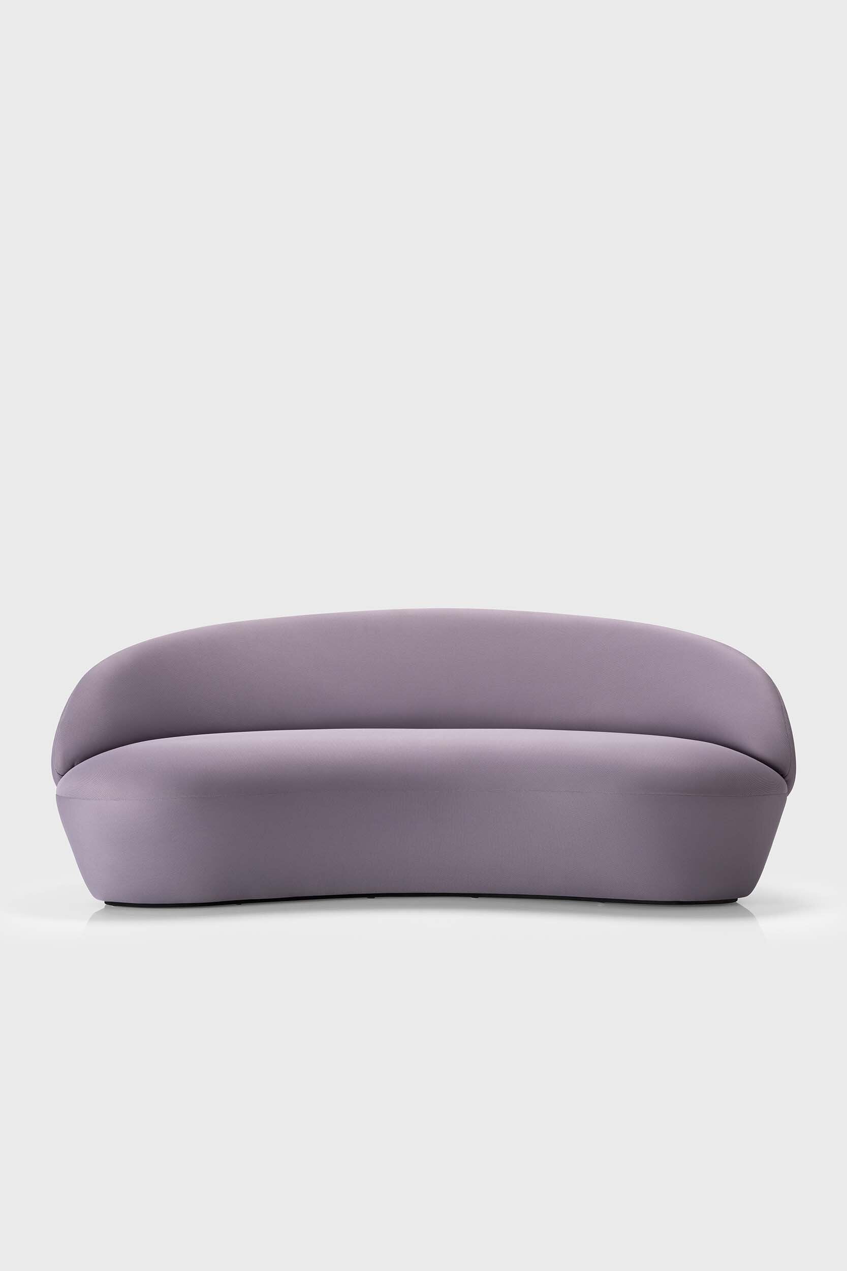 Naïve Curved Velvet Sofa Modern Living Room - ZAR Design Home Collection