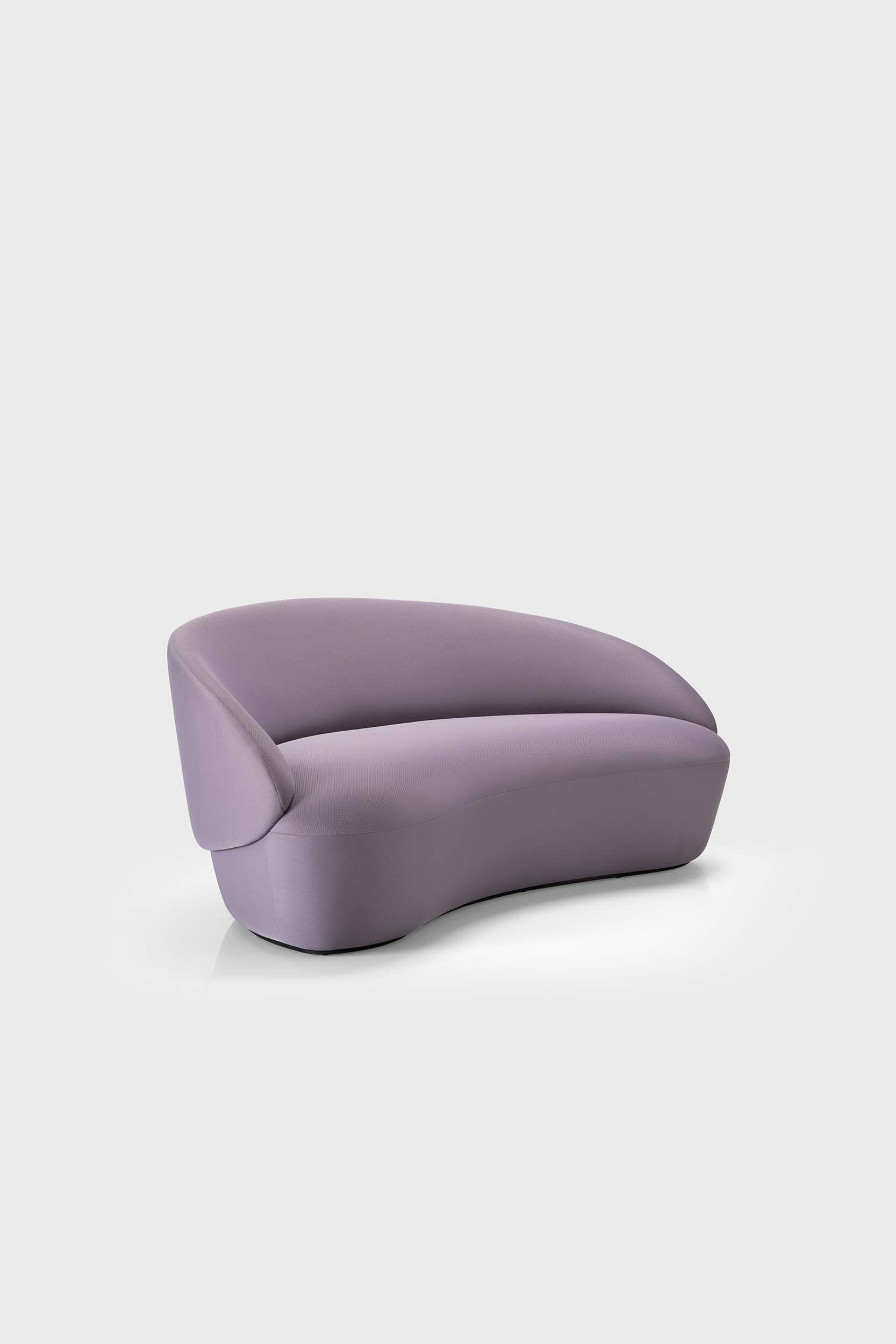 Naïve Curved Velvet Sofa Modern Living Room - ZAR Design Home Collection