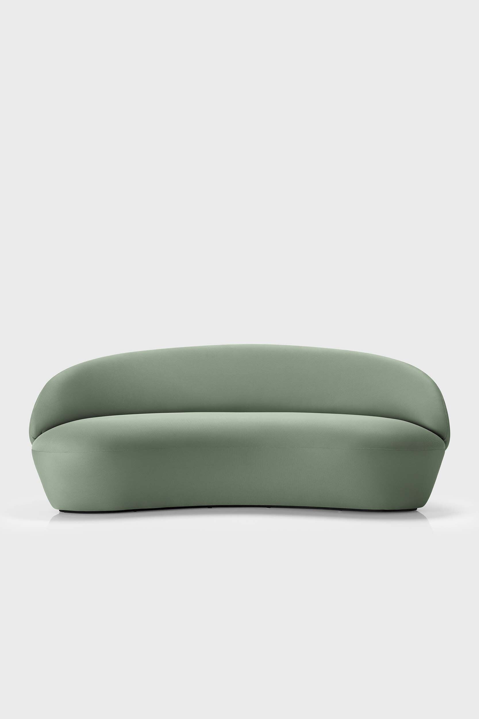 Naïve Curved Velvet Sofa Modern Living Room - ZAR Design Home Collection
