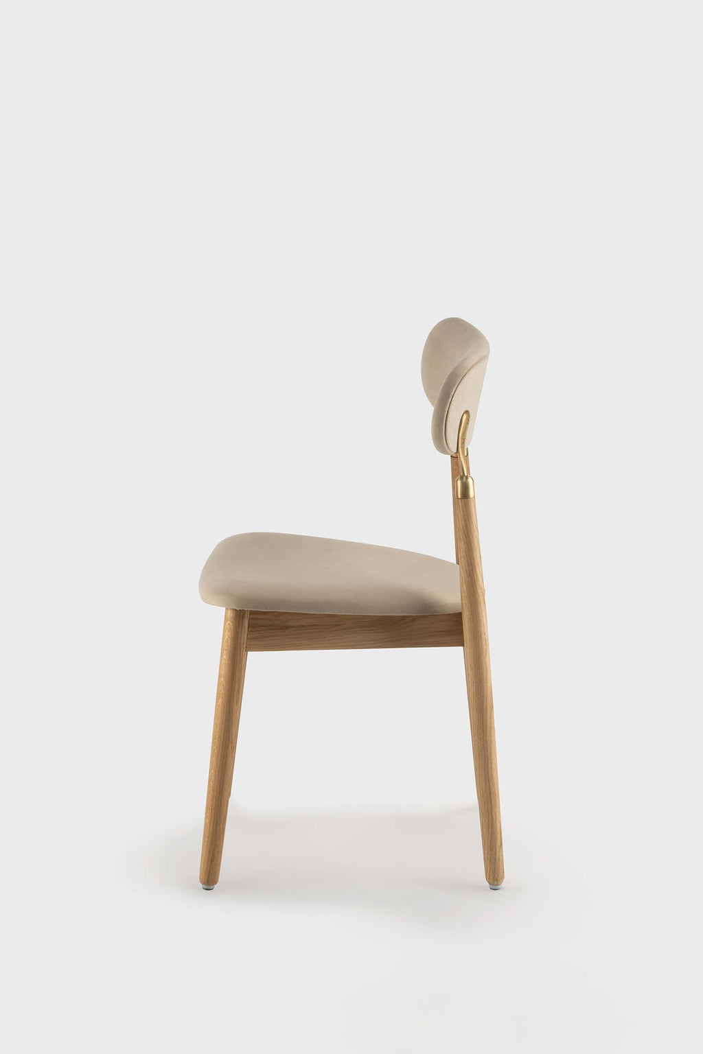 7.1 Minimalist Beige Upholstered Dining Chair - ZAR Design Home Collection