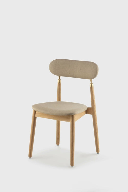 7.1 Minimalist Beige Upholstered Dining Chair - ZAR Design Home Collection