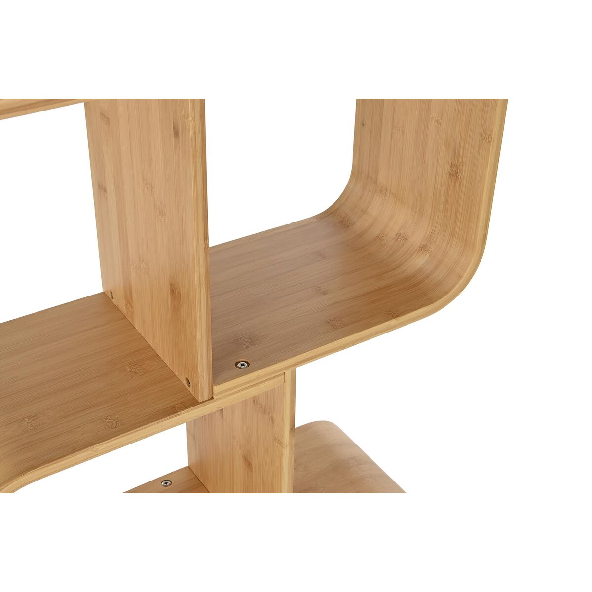 Natural Bamboo 5-Tier Freestanding Shelving Unit - ZAR Design Home Collection