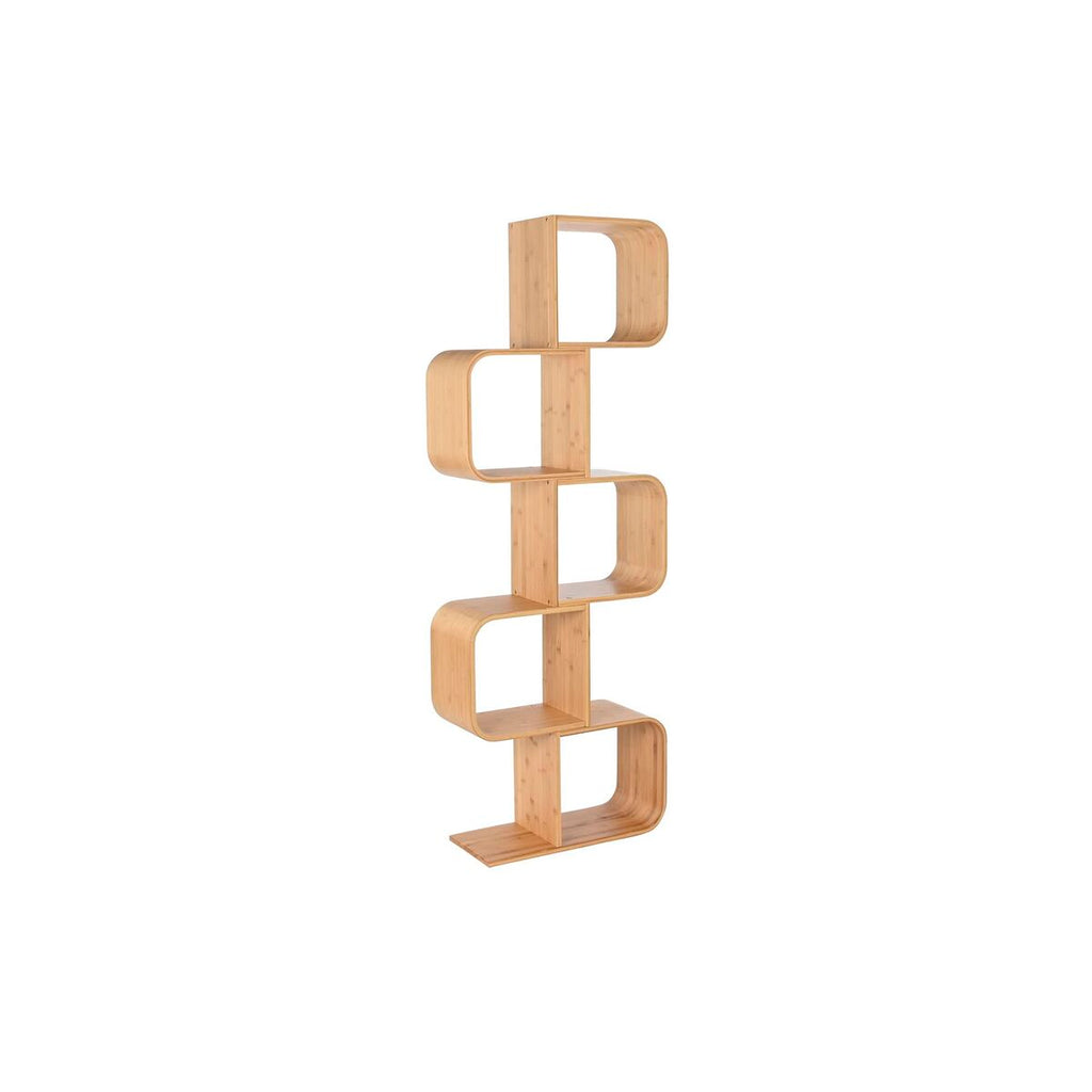 Natural Bamboo 5-Tier Freestanding Shelving Unit - ZAR Design Home Collection