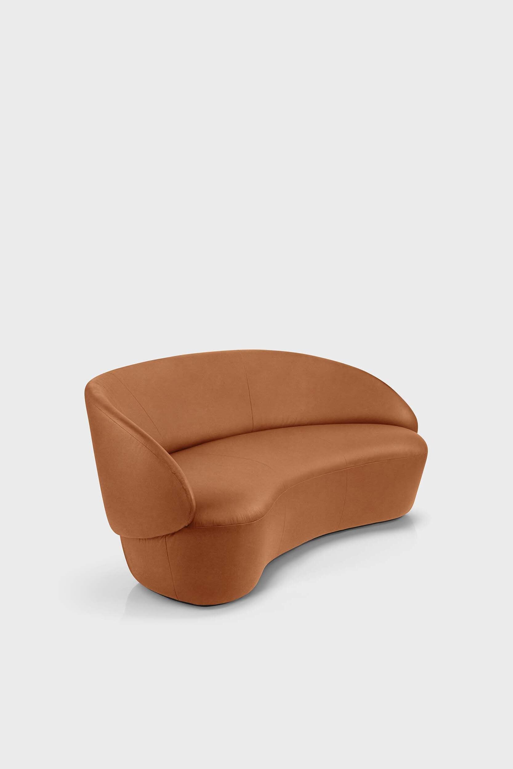 Naïve Curved Velvet Sofa Modern Living Room - ZAR Design Home Collection