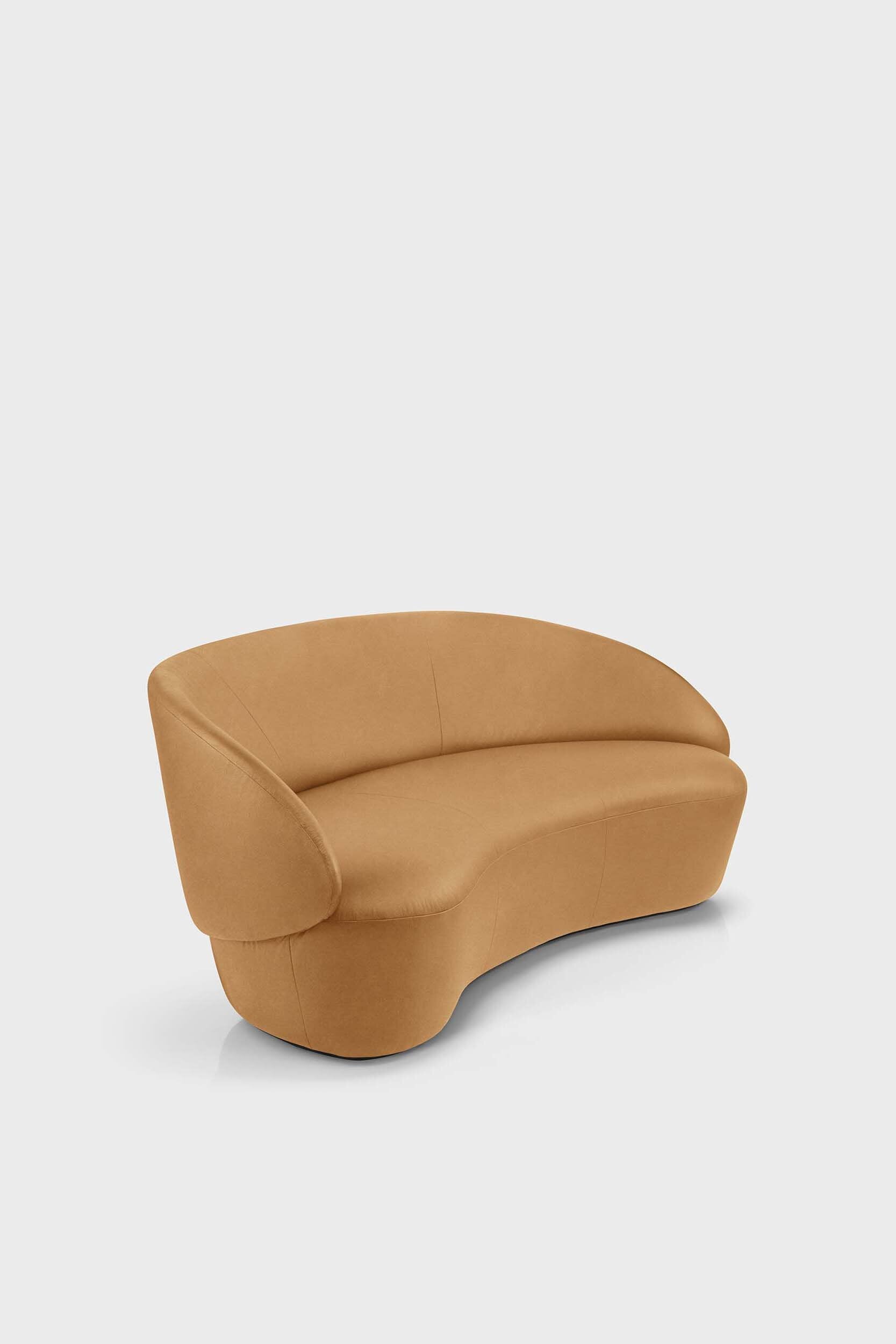 Naïve Curved Velvet Sofa Modern Living Room - ZAR Design Home Collection