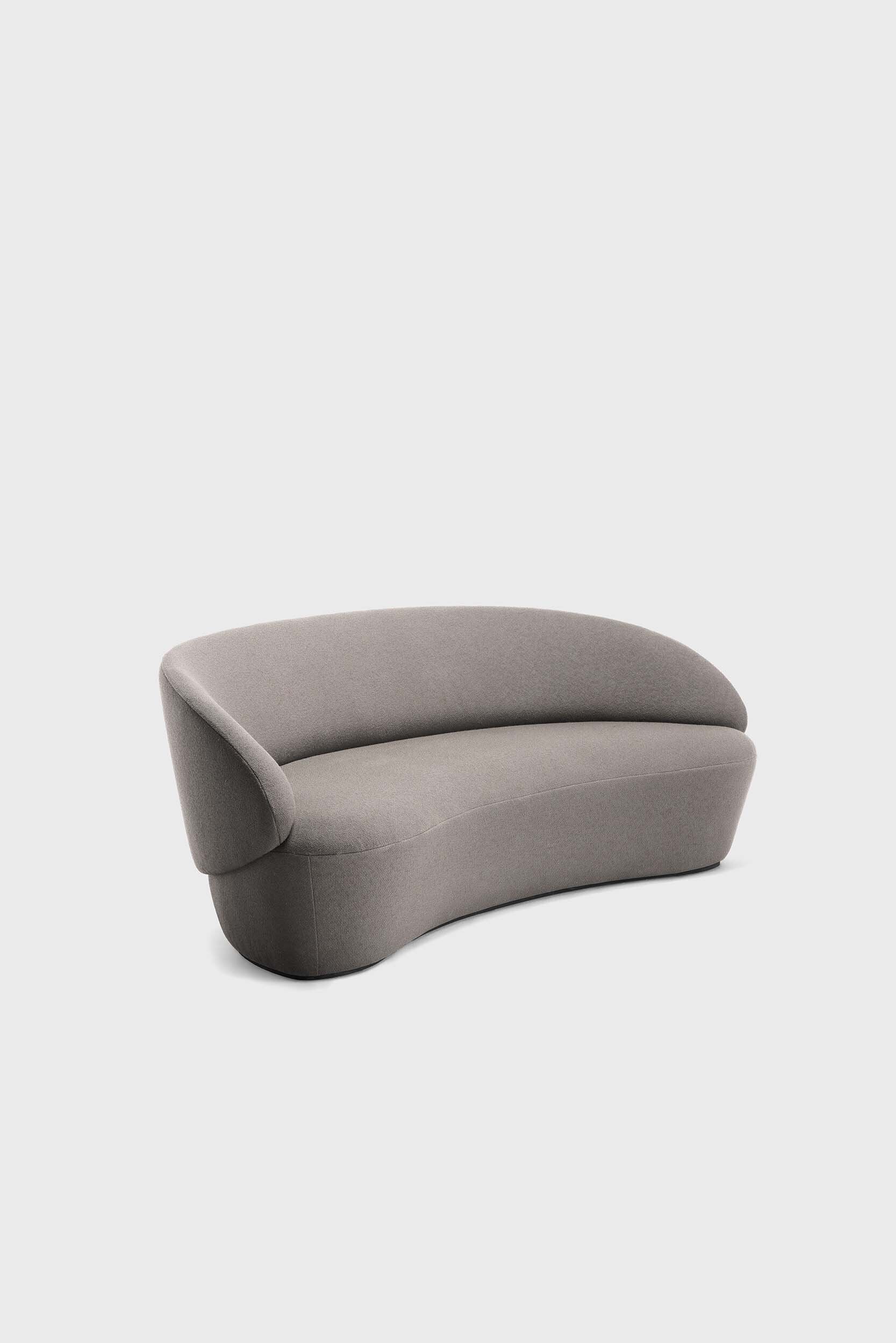Naïve Curved Velvet Sofa Modern Living Room - ZAR Design Home Collection