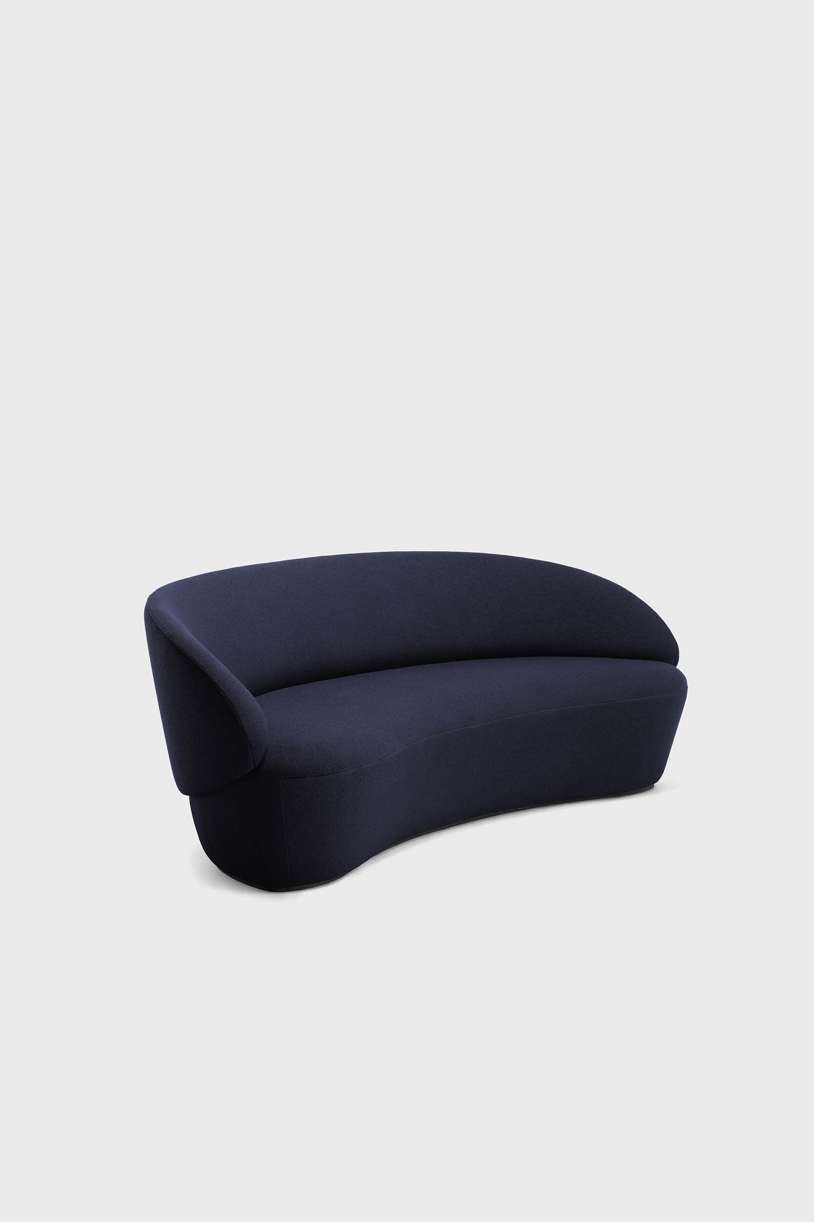 Naïve Curved Velvet Sofa Modern Living Room - ZAR Design Home Collection