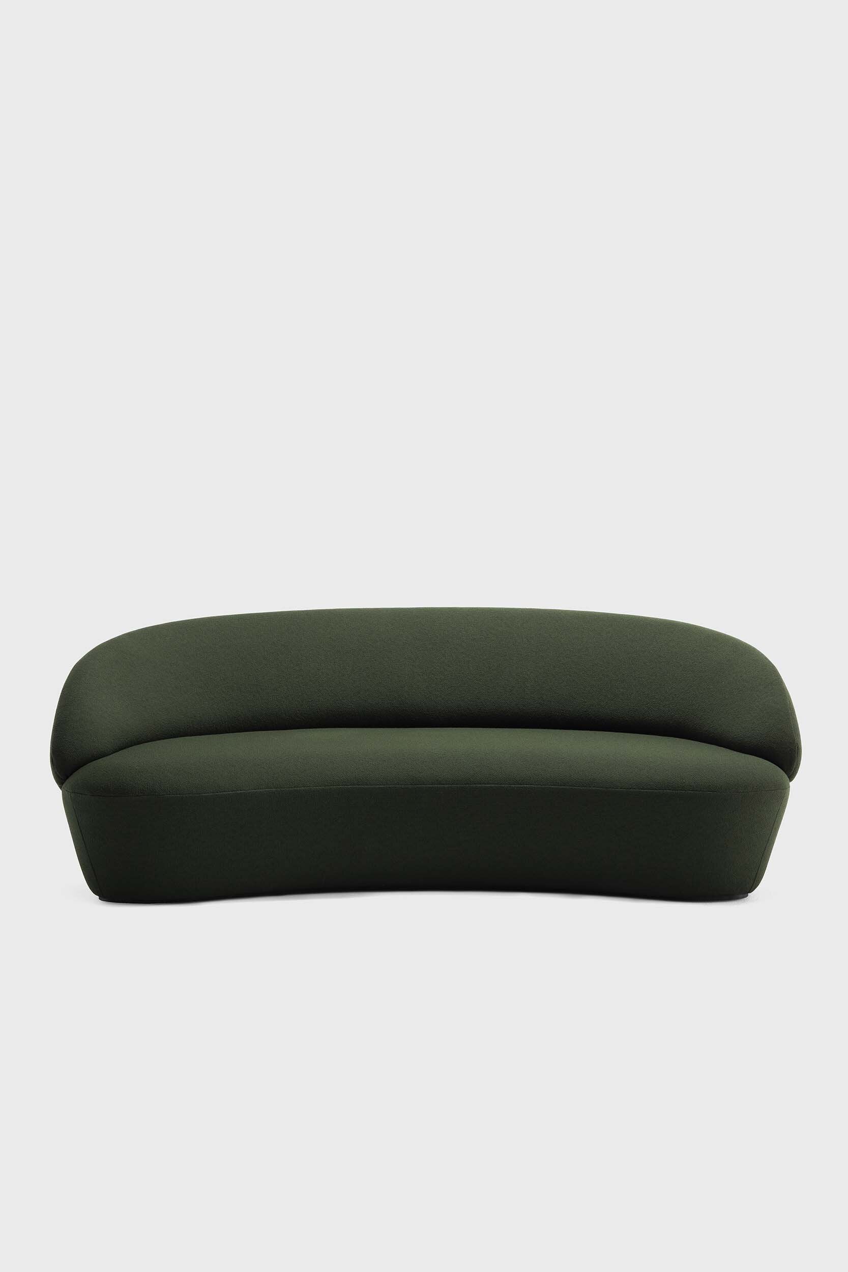 Naïve Curved Velvet Sofa Modern Living Room - ZAR Design Home Collection