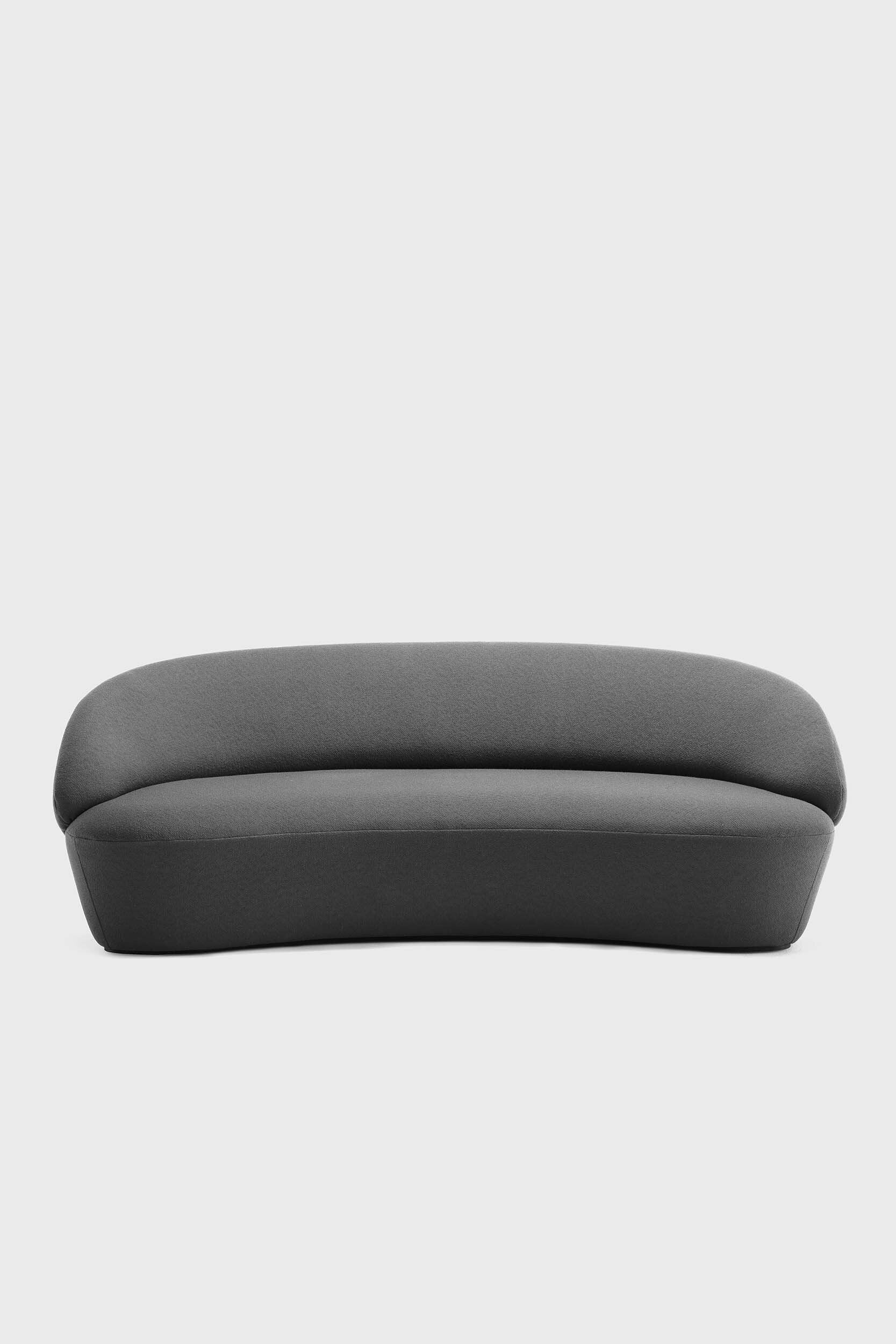 Naïve Curved Velvet Sofa Modern Living Room - ZAR Design Home Collection