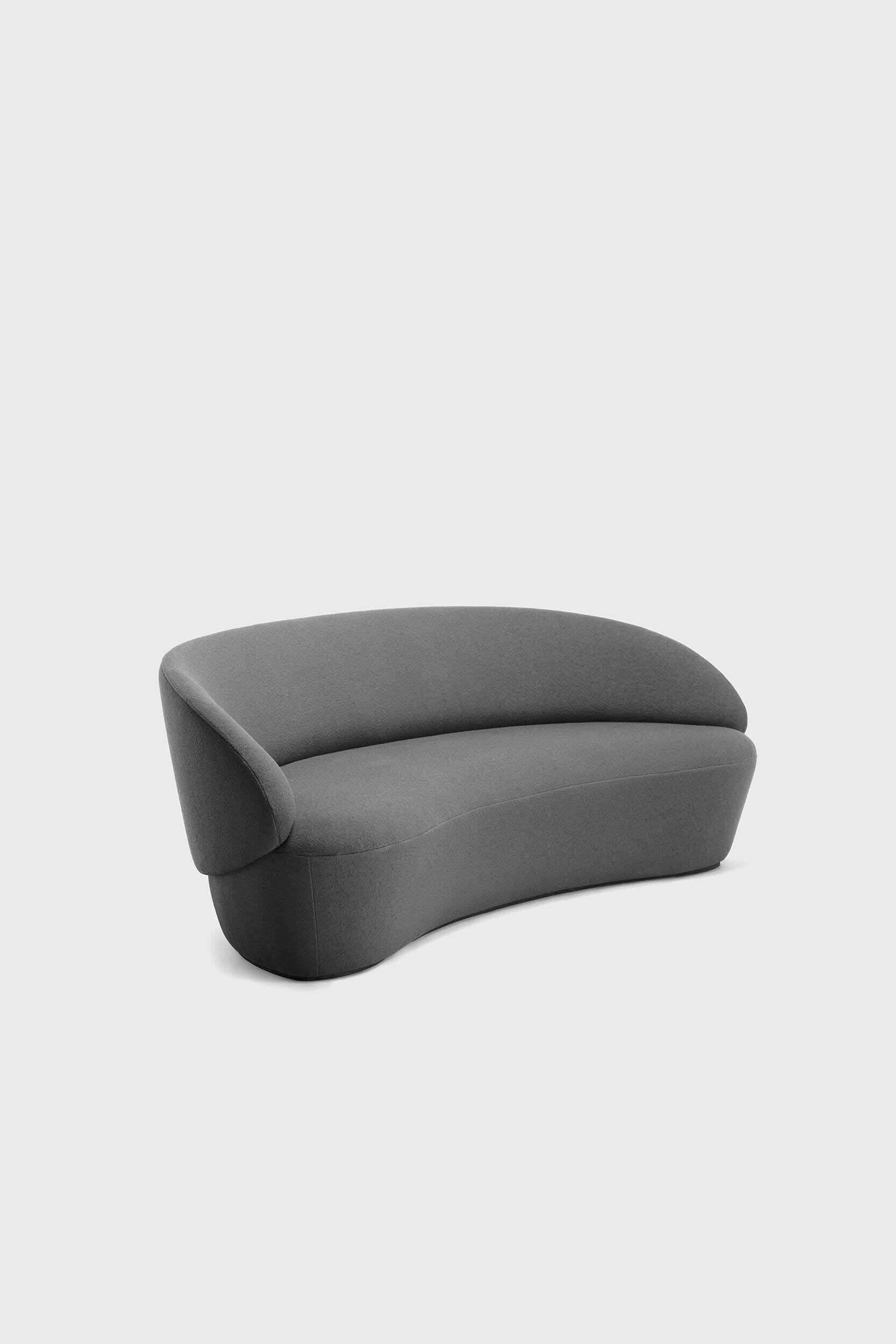 Naïve Curved Velvet Sofa Modern Living Room - ZAR Design Home Collection