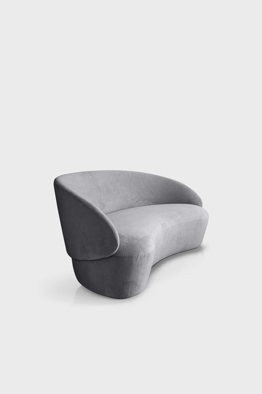 Naïve Curved Velvet Sofa Modern Living Room - ZAR Design Home Collection