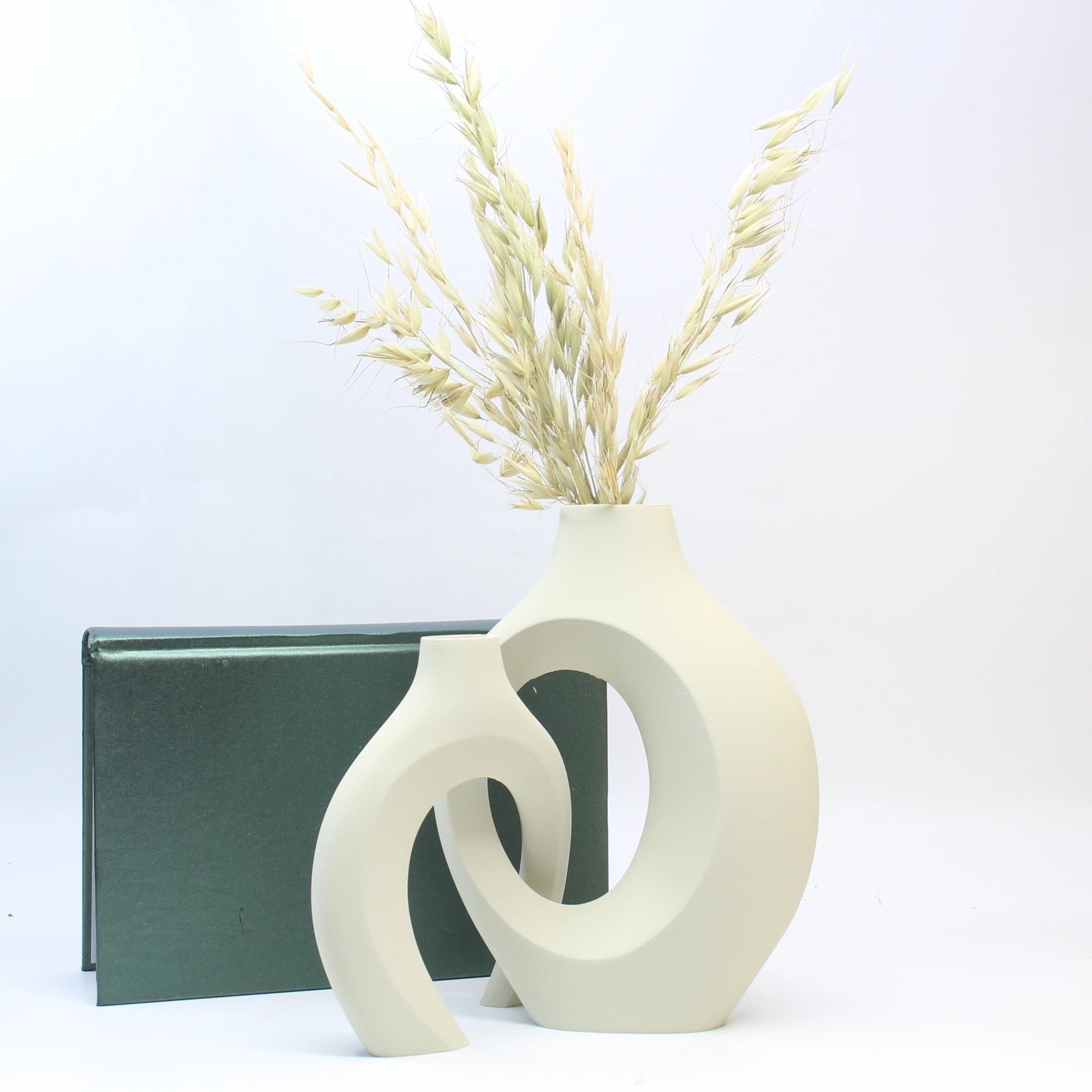 Modern Sculptural Hugging Vase Set Home Decor - ZAR Design Home Collection