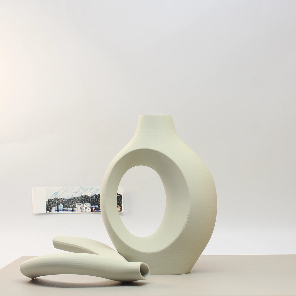 Modern Sculptural Hugging Vase Set Home Decor - ZAR Design Home Collection