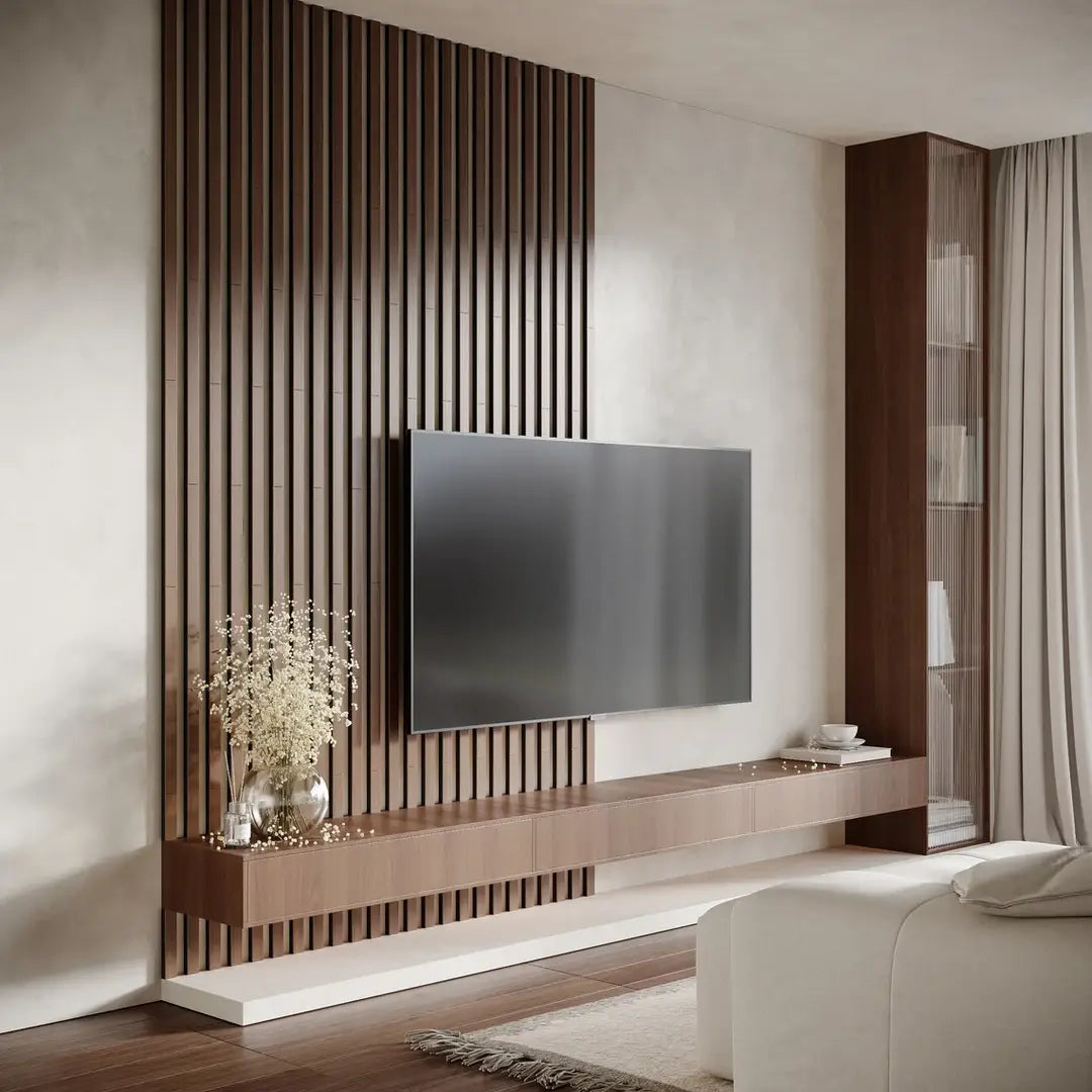 LAMELA-3 Acoustic Slat Wood Wall Panels - ZAR Design Home Collection